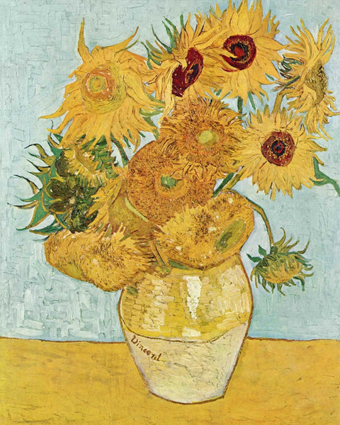 Van Gogh Sunflower Painting Socks