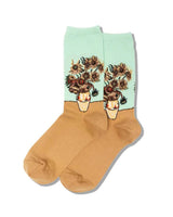 Van Gogh Sunflower Painting Socks